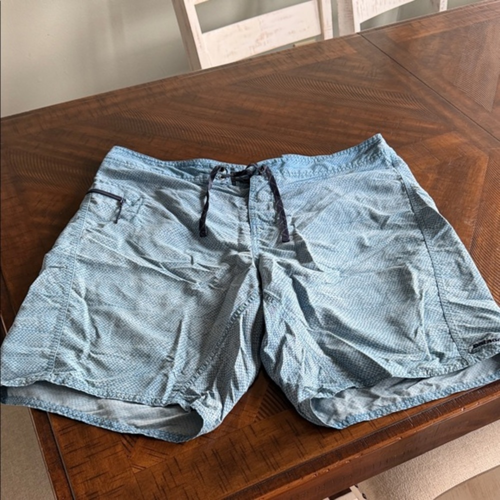 Patagonia Blue Patterned Shorts